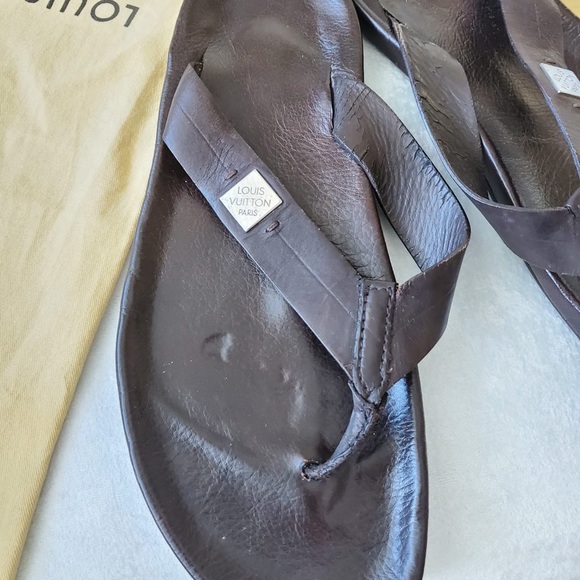 COPY - Authentic Louis Vuitton leather sandals, Men, Brown - Picture 7 of 8